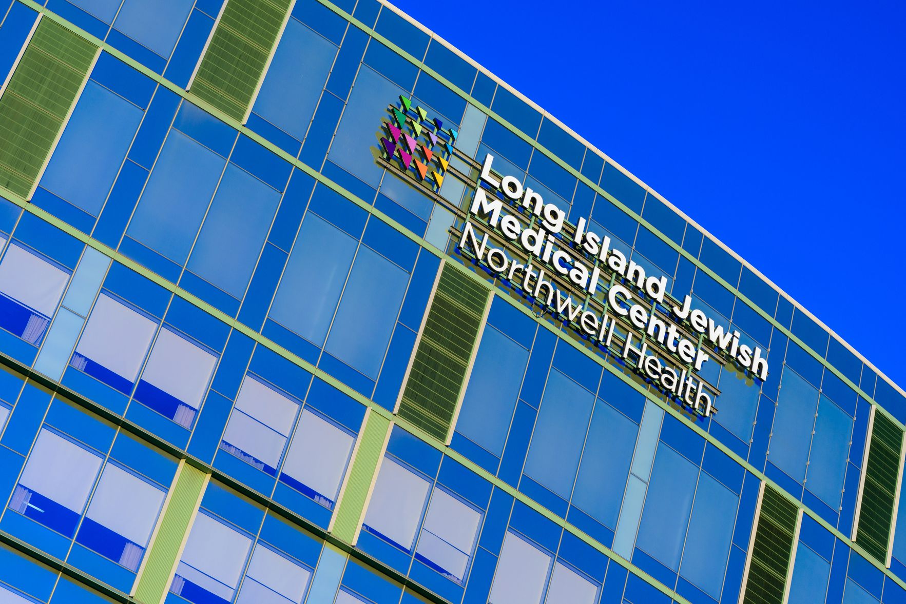 The sign for Long Island Jewish Medical Center